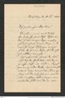 Nachlass Franz Steindachner, Brief von Ludwig Heinrich Philipp Döderlein an Franz Steindachner (18.02.1883), Inv.Nr. 109.04, Seite 1